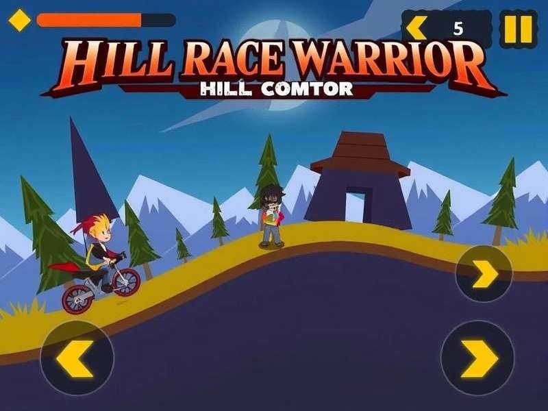 Hill Race Warrior Game Screenshot